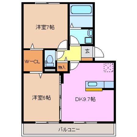 プレミール ボヌール　Ｇの物件間取画像